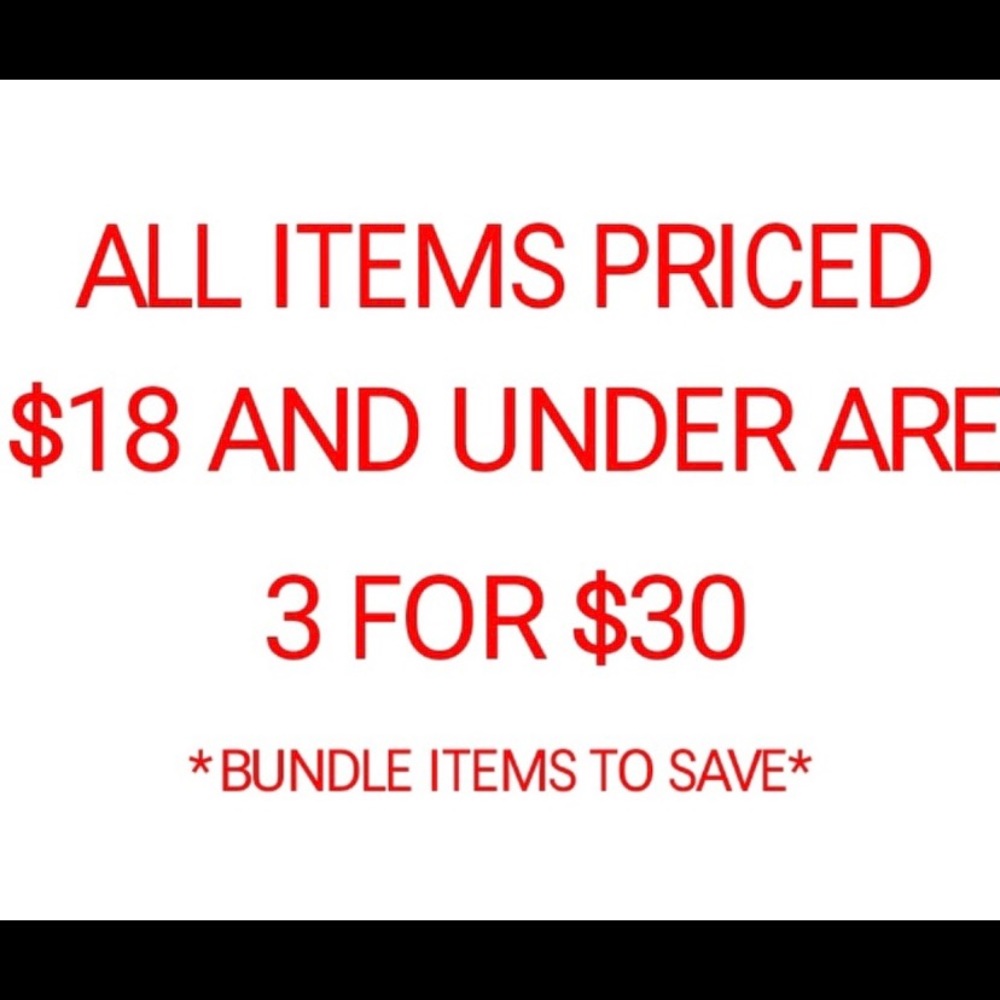 blow out sale bundle and save ! ❤️ 3 for 30$